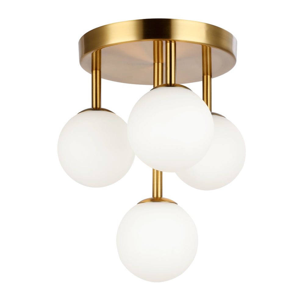 Dainolite MEGALLAN MGL-94FH-AGB Flush Mount Modern - Aged Brass