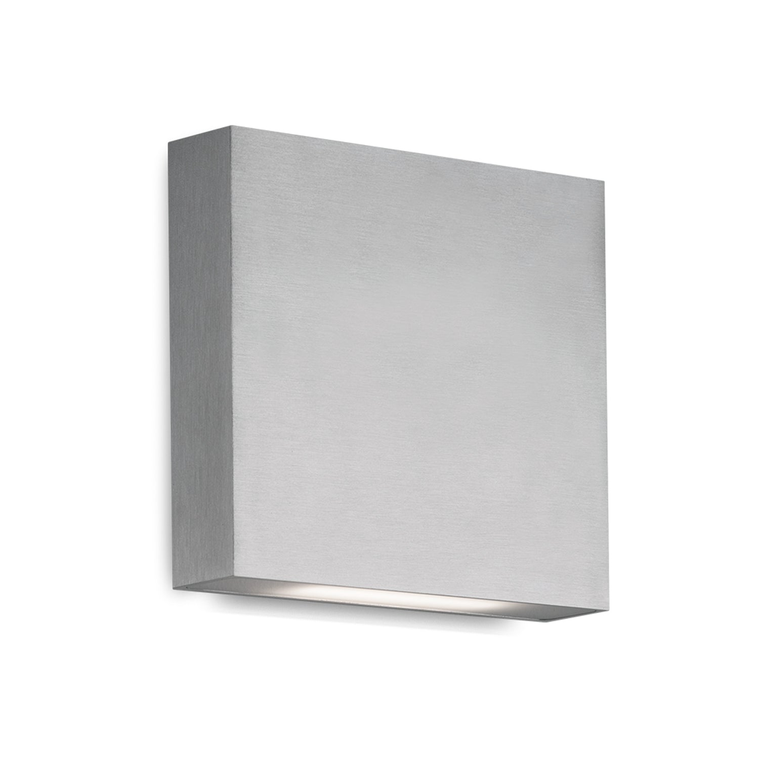 Mica 6-in Brushed Nickel LED All terior Wall