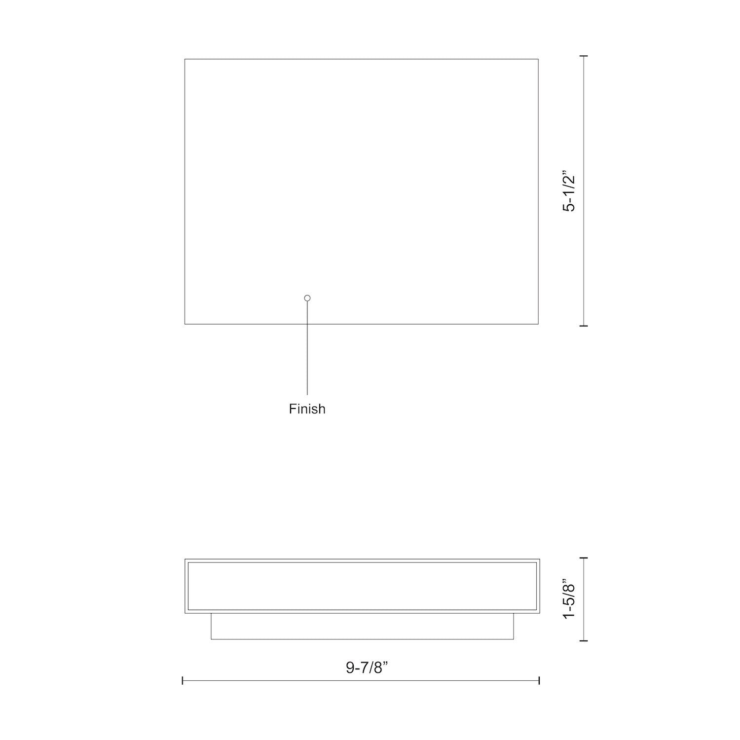 Mica 10-in Brushed Nickel LED All terior Wall