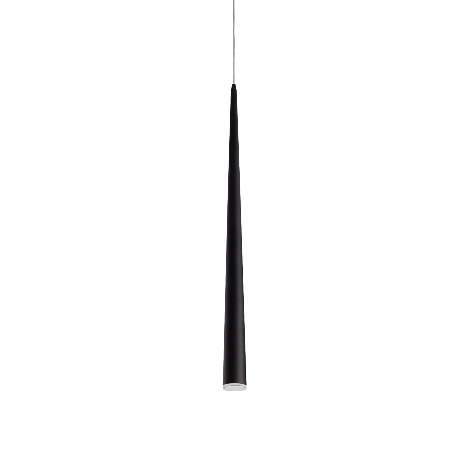 Mina 36-in Black LED Pendant
