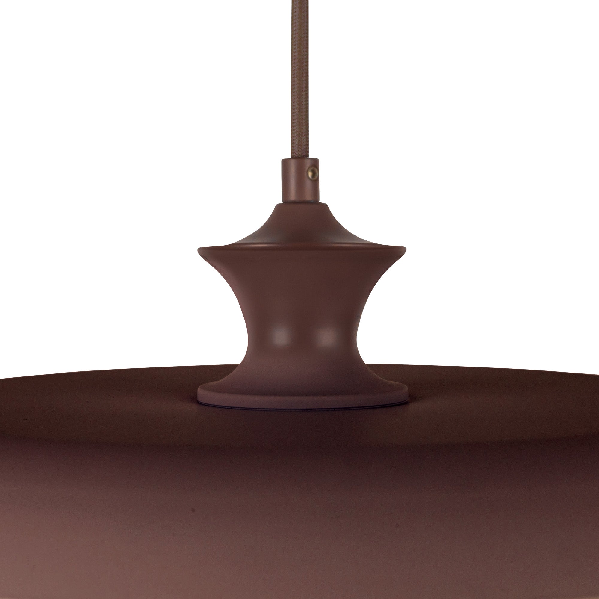 Minori 15-in Burgundy Socket Pendant