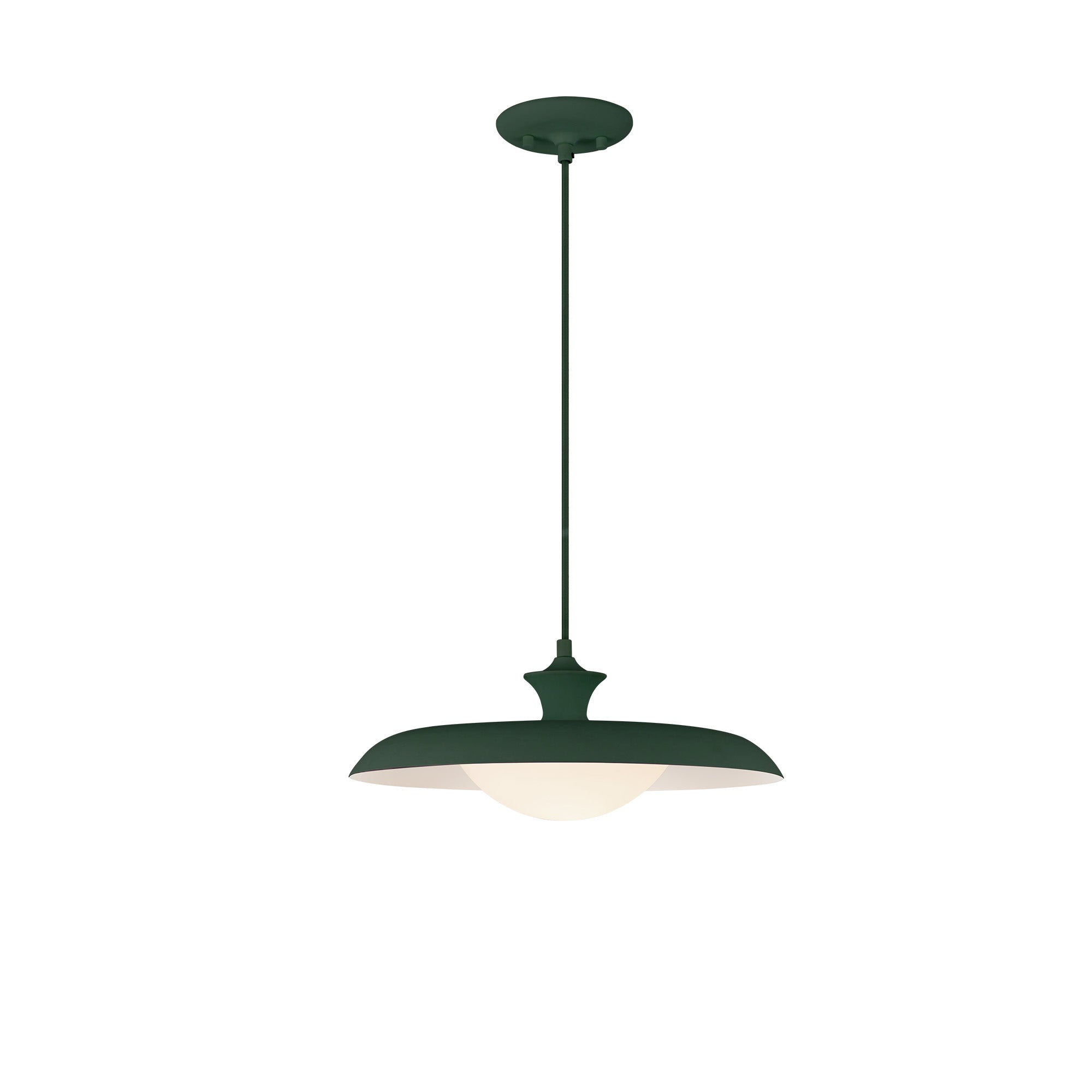 Minori 15-in Pine Green Socket Pendant