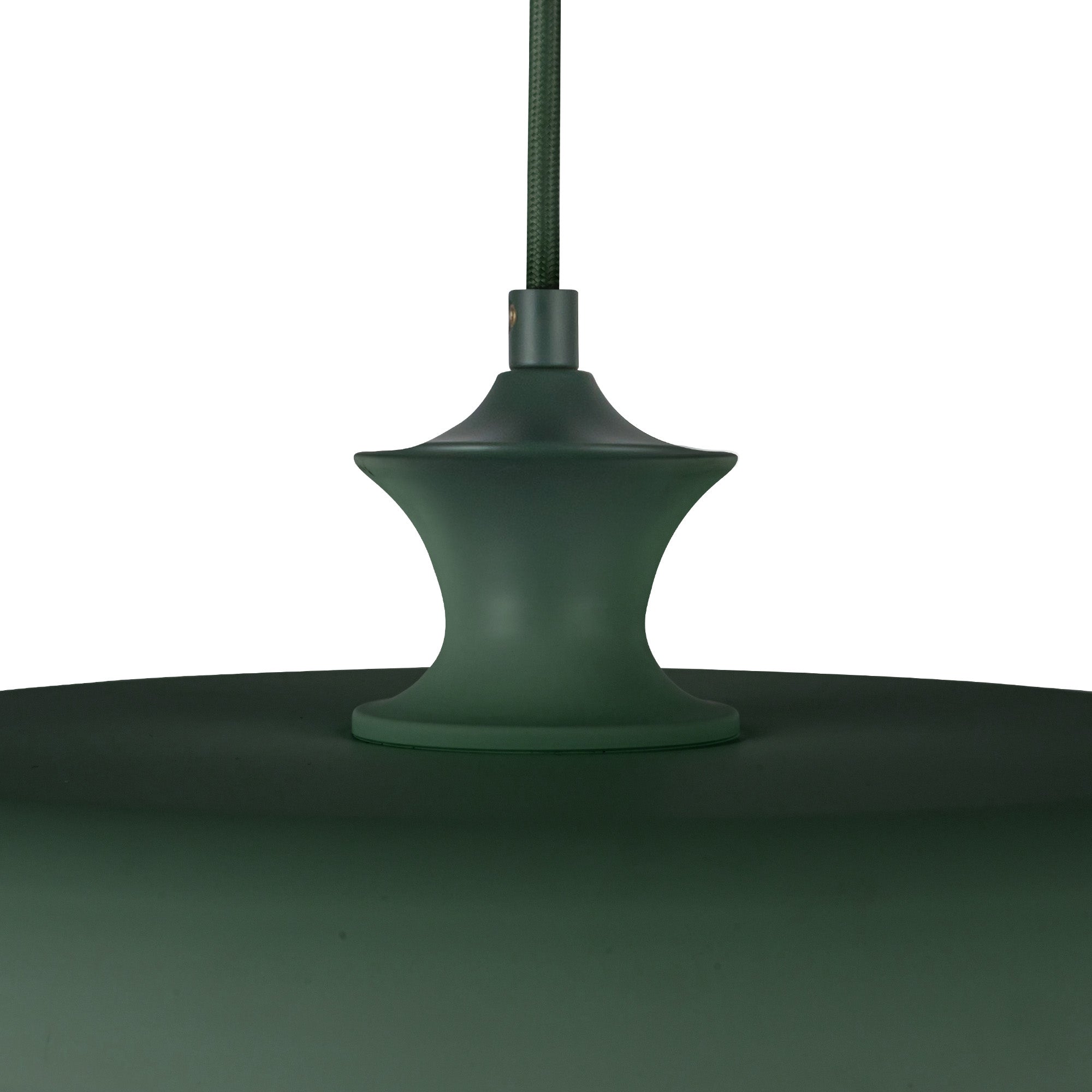 Minori 15-in Pine Green Socket Pendant