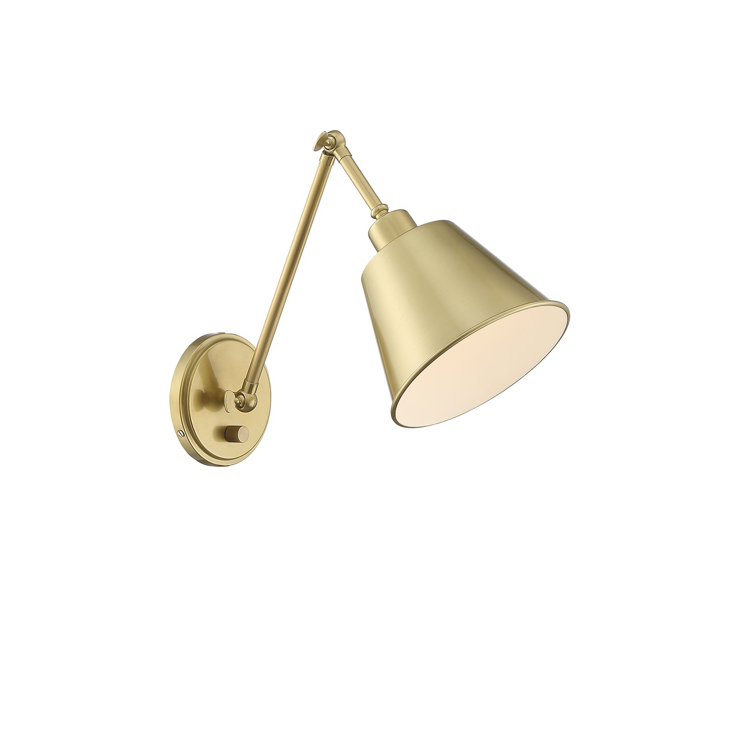 Crystorama Mitchell MIT-A8020-AG – 7.25 Inch – 1 Light – Sconce – Aged Brass – Damp Rated