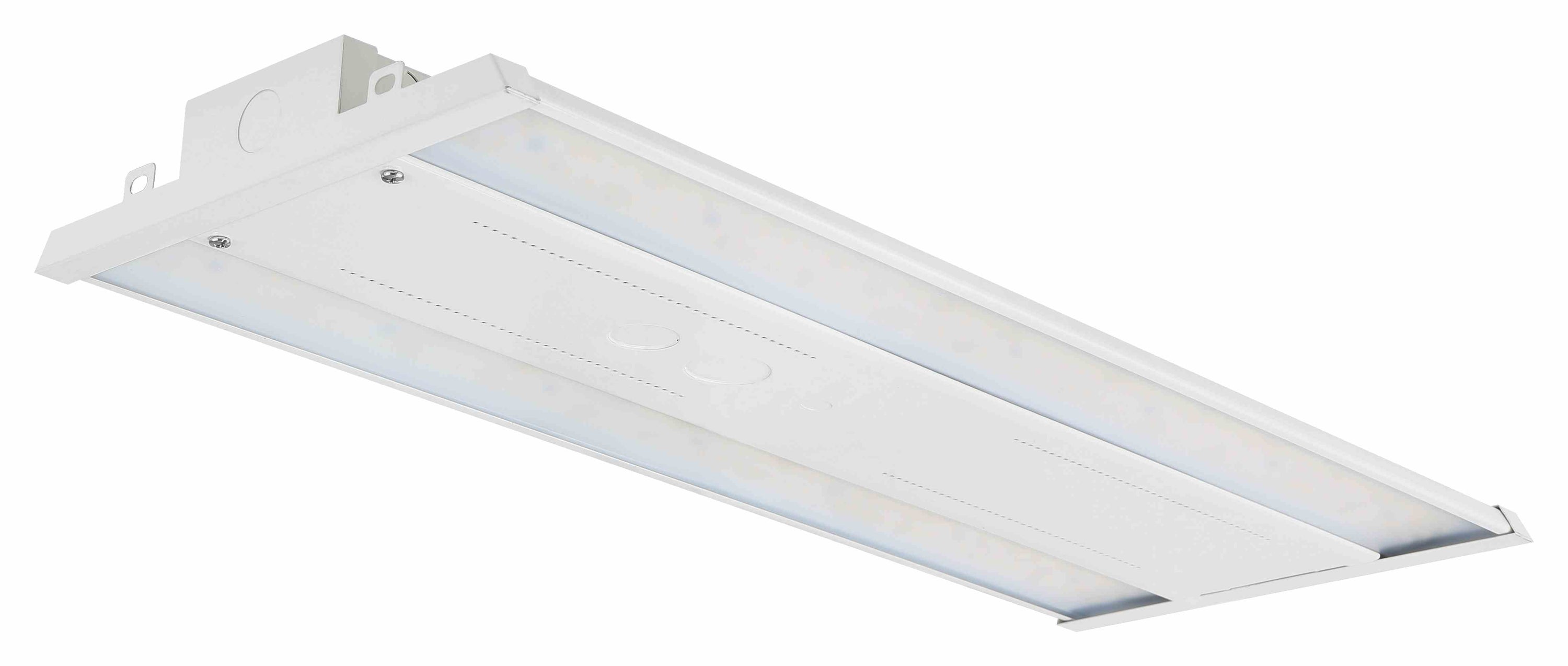 MLH06 Linear LED High Bay Light Fixture 30000 Lumens (5000/4000K) CCT Tunable LH06 Wattage Selectable Max Wattage 210W (210W/180W/130W/100W) 120-277VAC