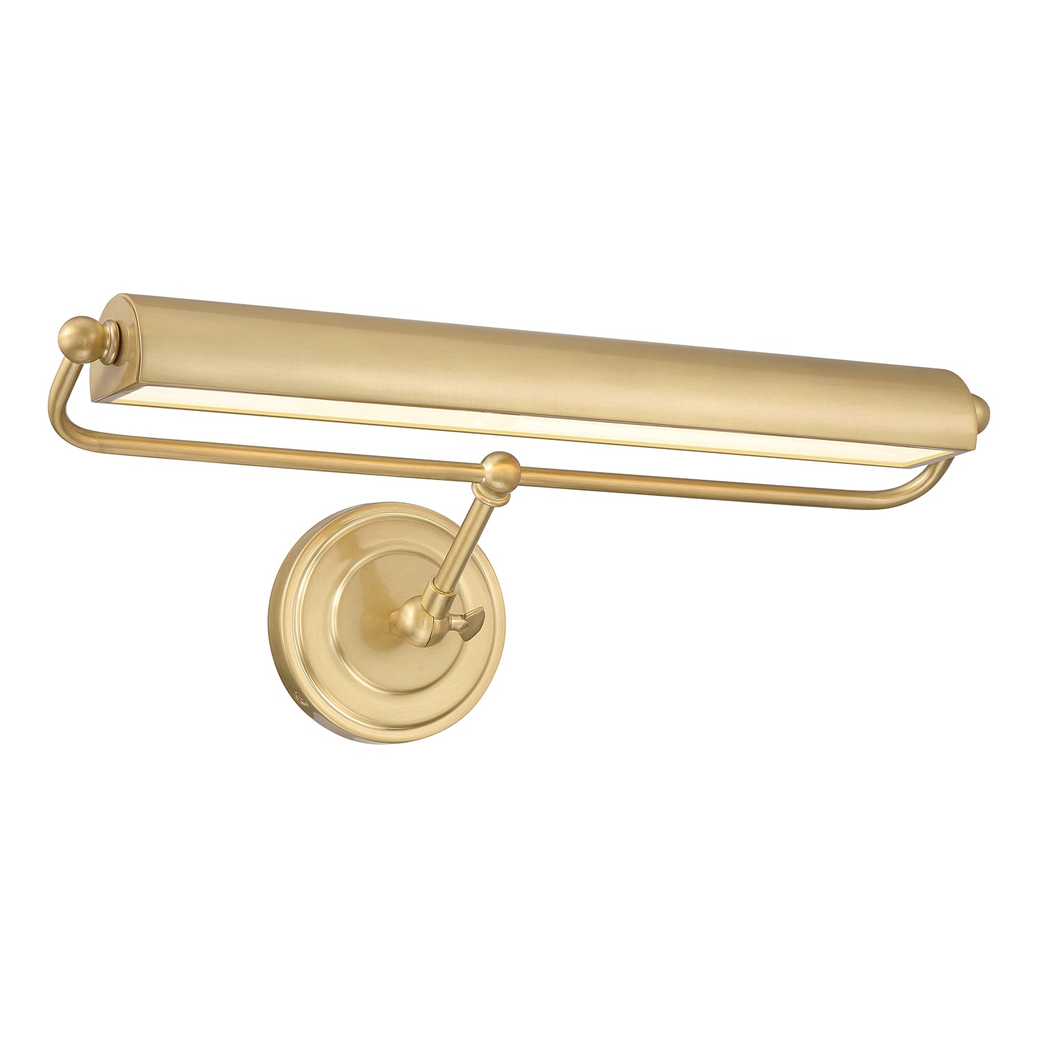 Crystorama Miller MLR-202-AG – 21.5 Inch – Picture Light – Aged Brass – Damp Rated