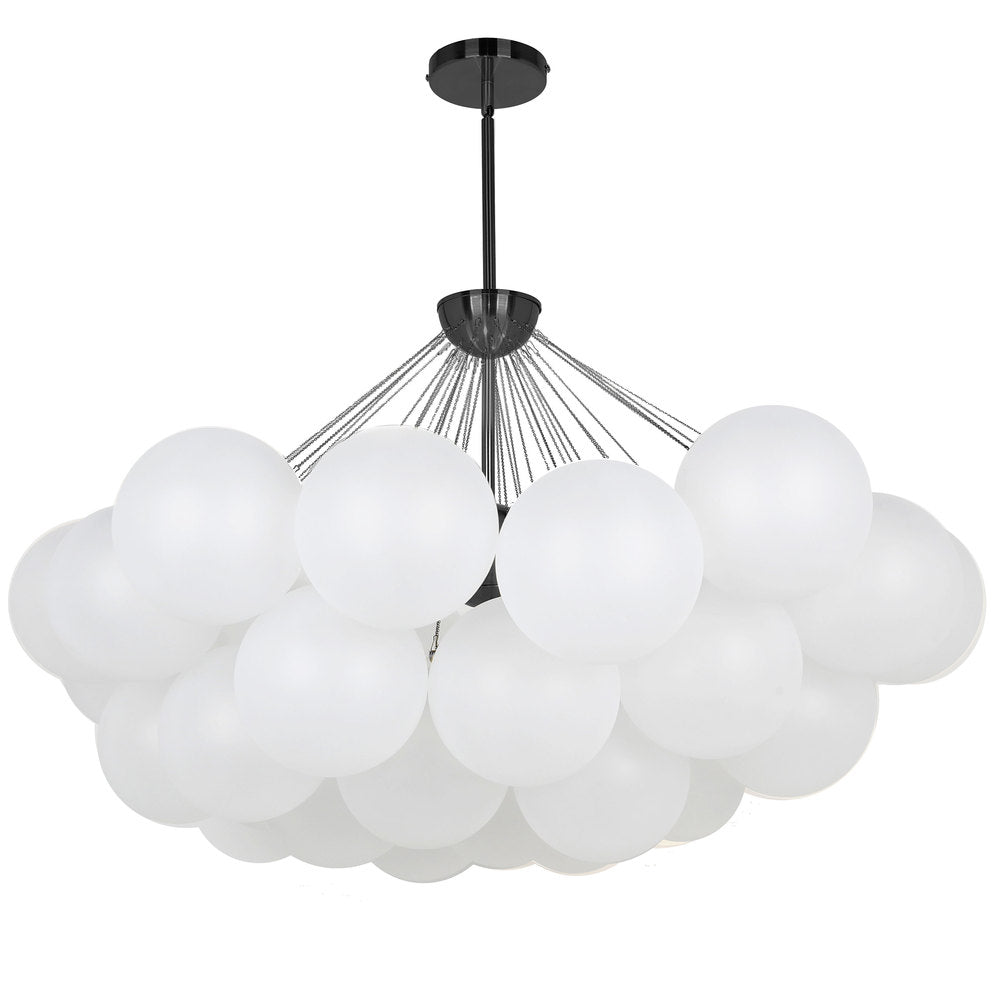 Dainolite MILES MLS-358C-MB-FR Chandelier Contemporary - Matte Black