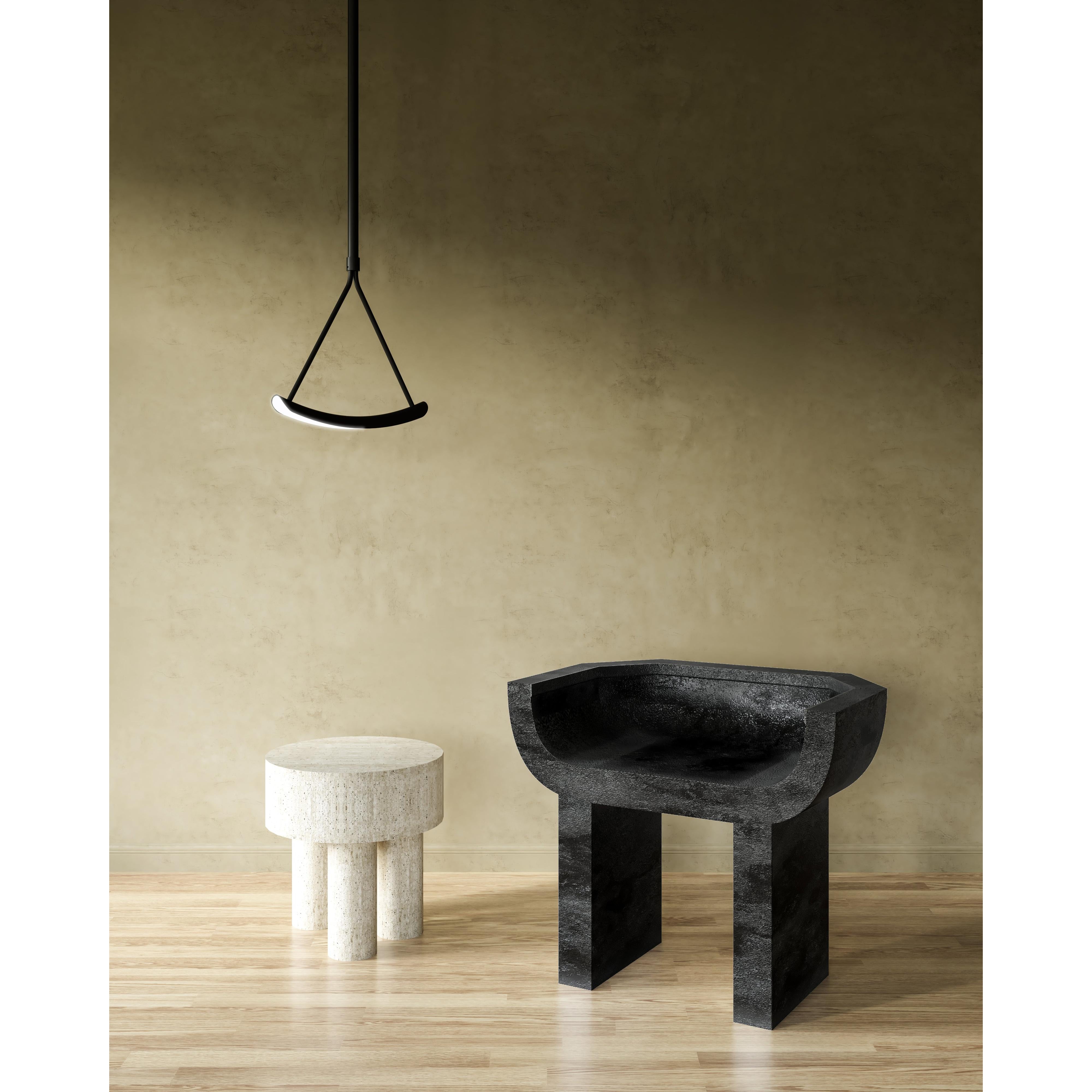 Mobil 11-in Black LED Pendant