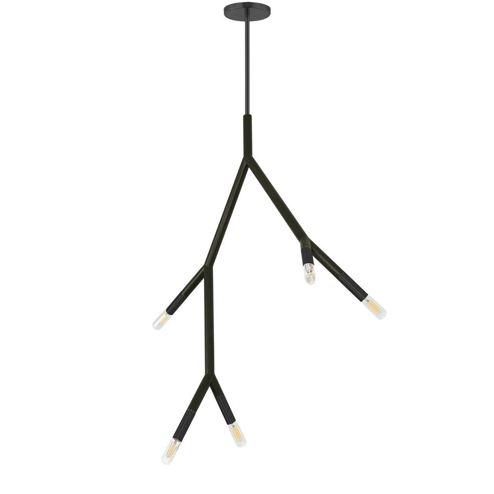 Dainolite MOR-125P-MB Pendant Transitional - Matte Black