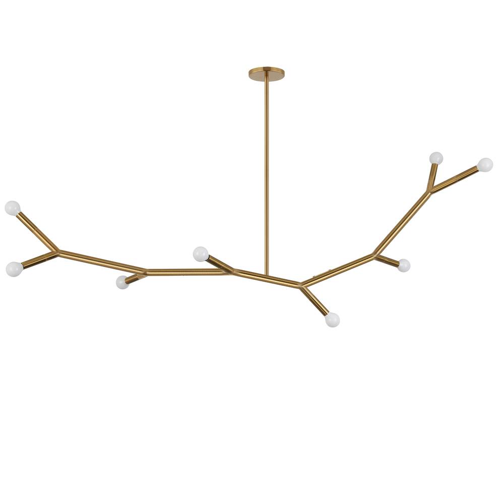 Dainolite MOR-608HP-AGB Pendant Transitional - Aged Brass