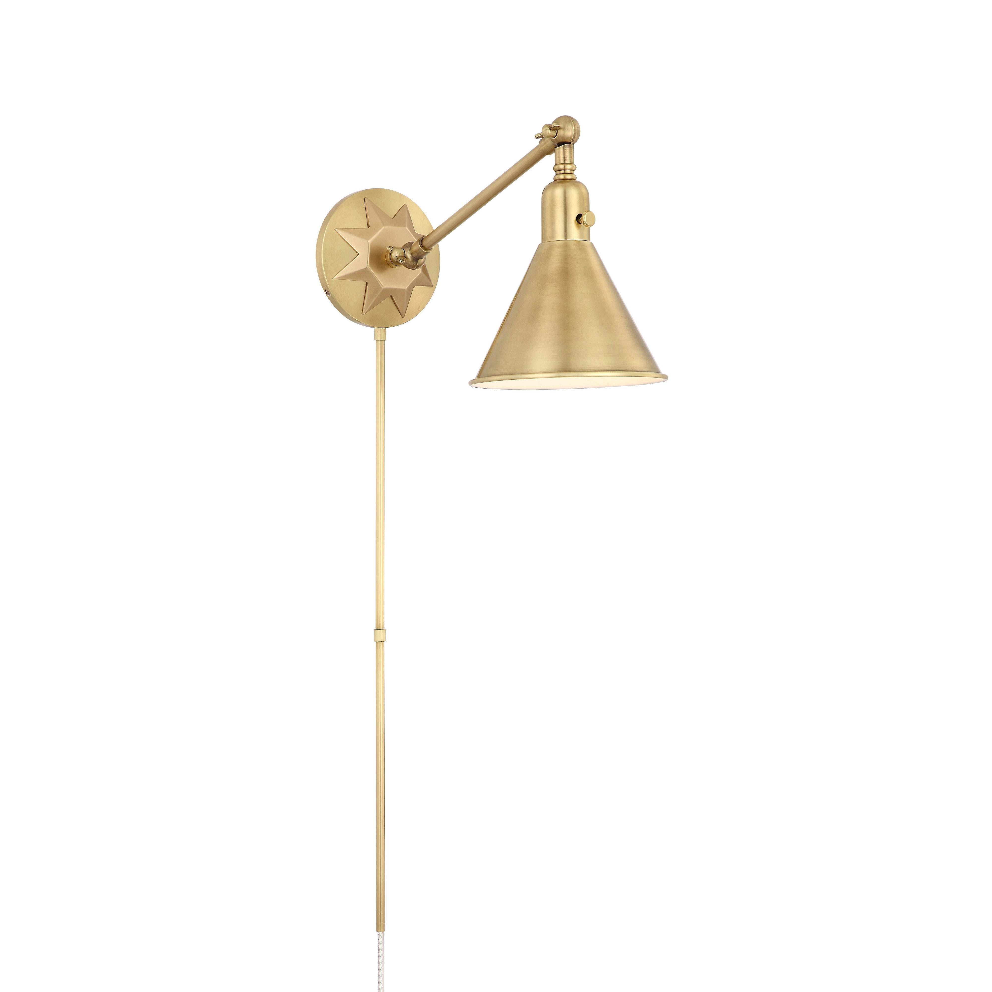 Crystorama Morgan MOR-8800-AG – 7 Inch – 1 Light – Sconce – Aged Brass – Dry Rated