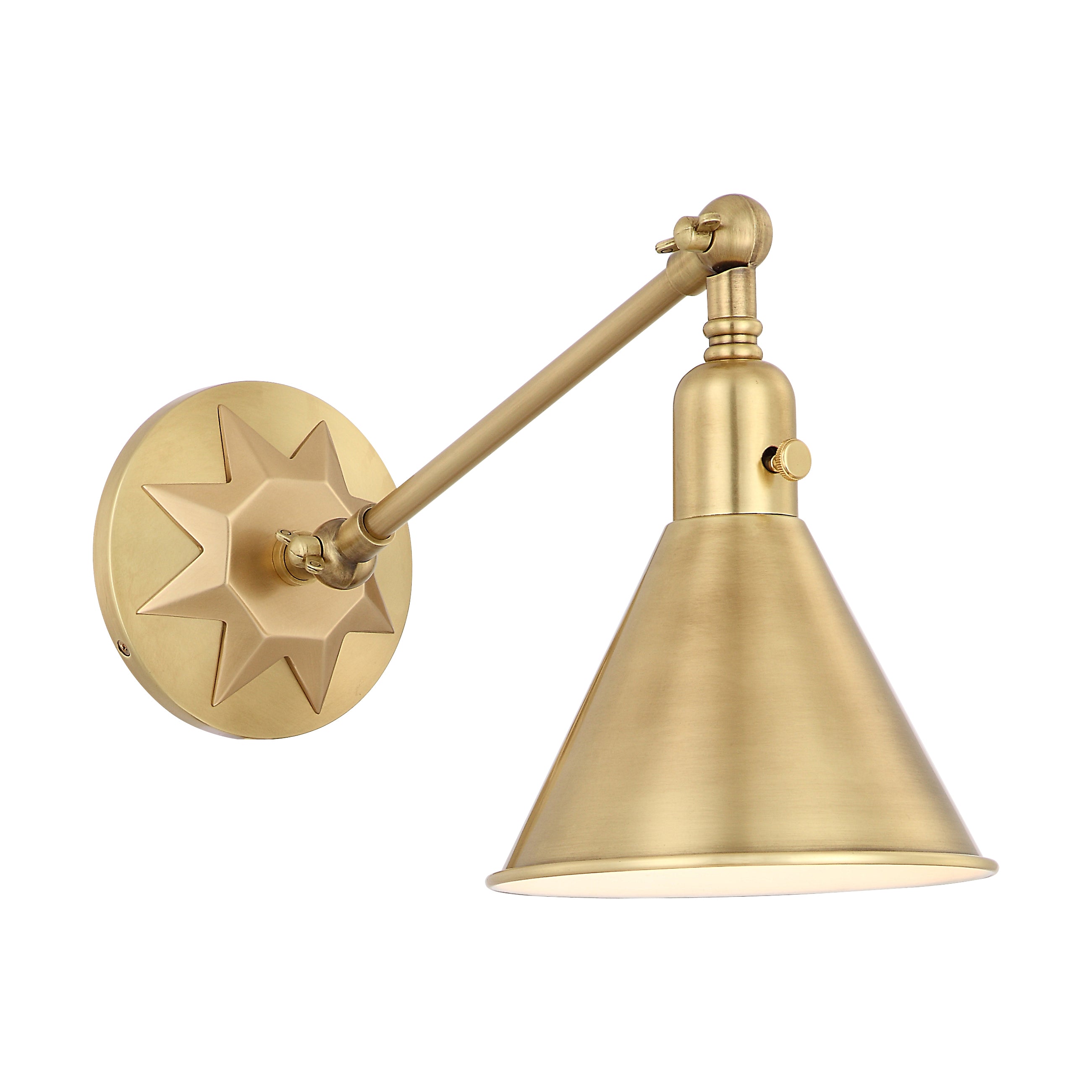 Crystorama Morgan MOR-8800-AG – 7 Inch – 1 Light – Sconce – Aged Brass – Dry Rated