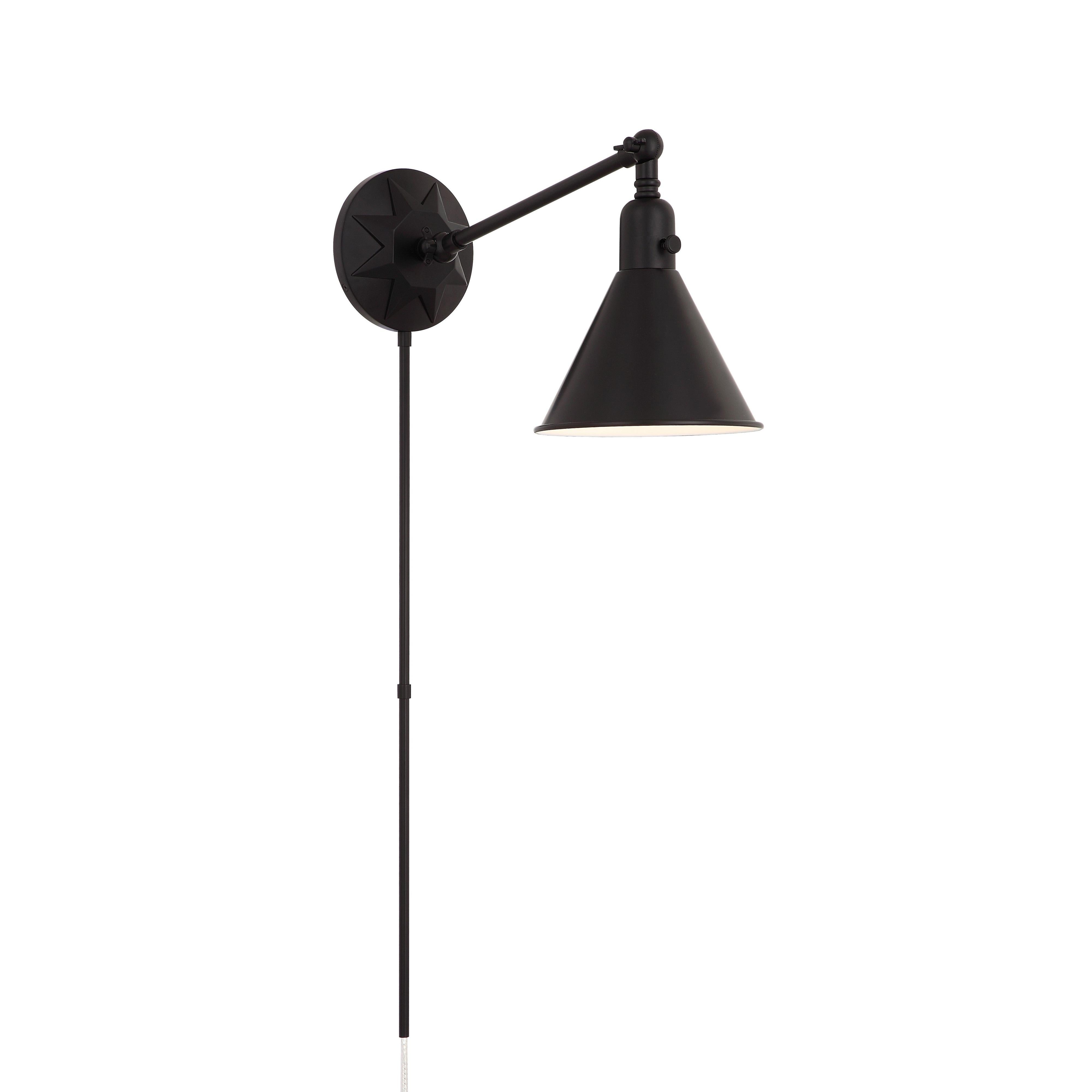 Crystorama Morgan MOR-8800-MK – 7 Inch – 1 Light – Sconce – Matte Black – Dry Rated