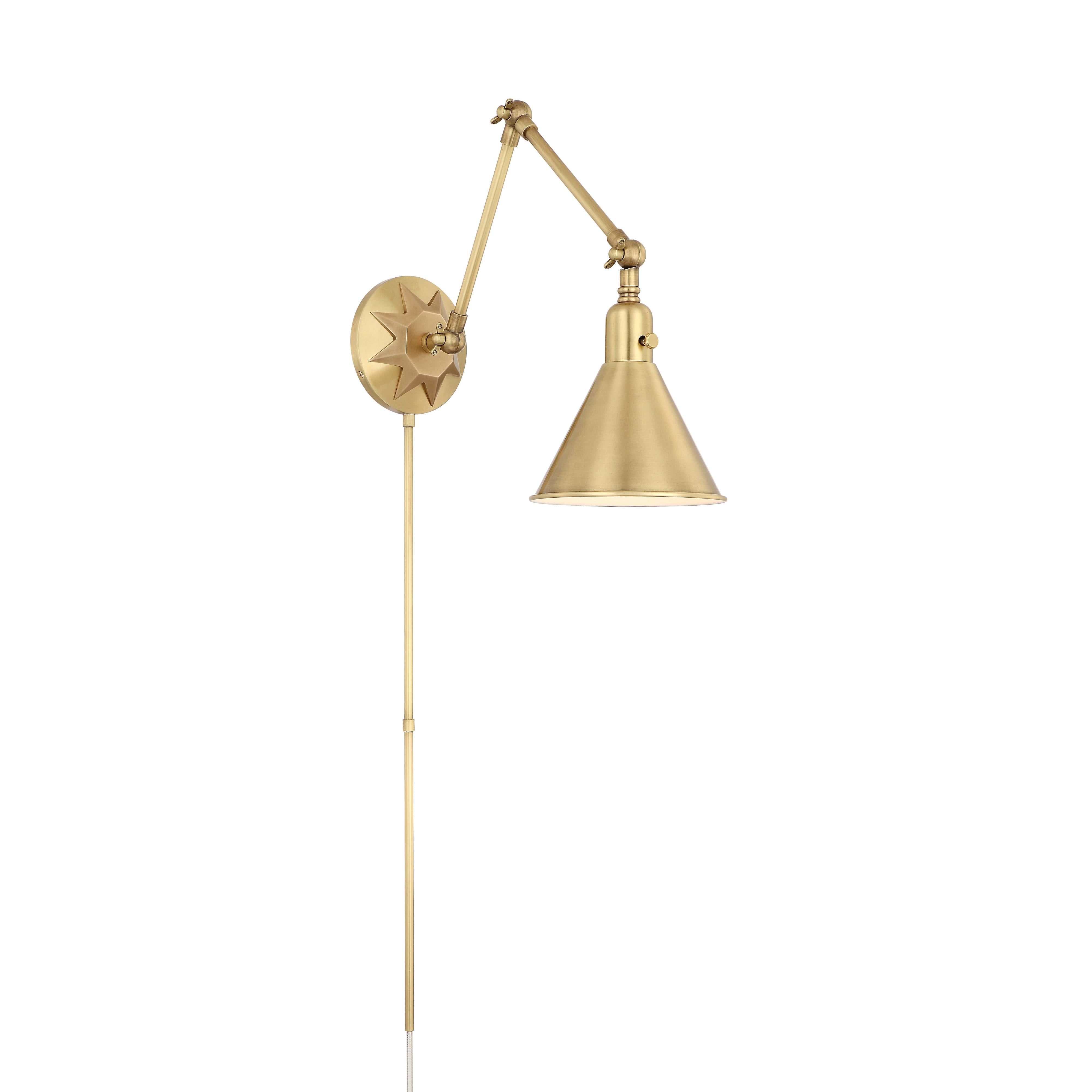 Crystorama Morgan MOR-8801-AG – 7 Inch – 1 Light – Sconce – Aged Brass – Dry Rated