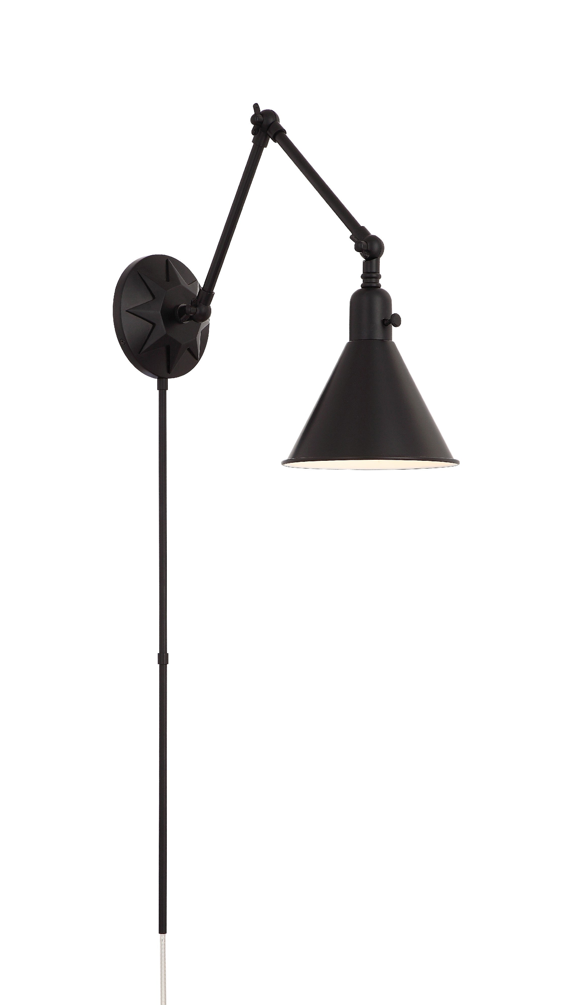 Crystorama Morgan MOR-8801-MK – 7 Inch – 1 Light – Sconce – Matte Black – Dry Rated