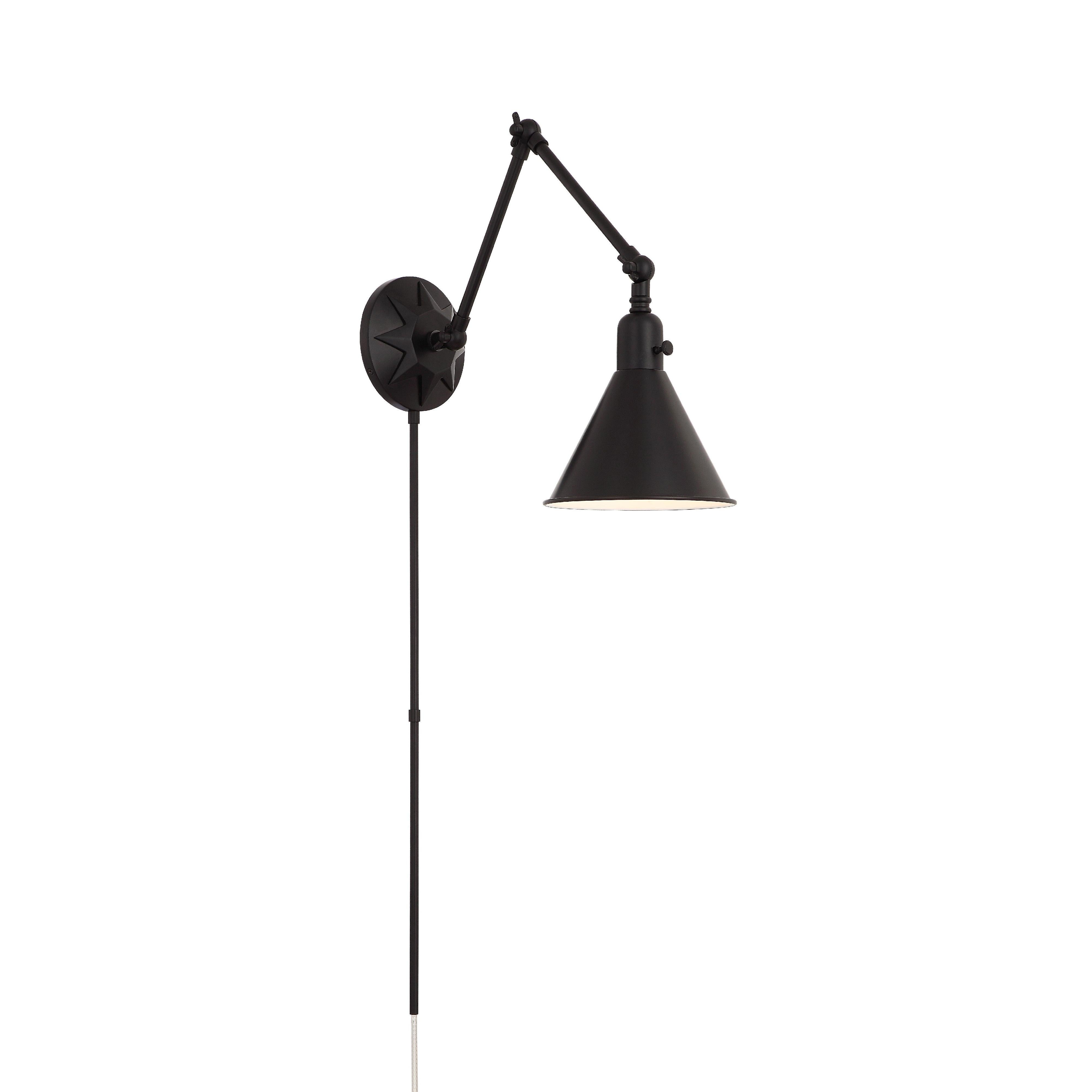 Crystorama Morgan MOR-8801-MK – 7 Inch – 1 Light – Sconce – Matte Black – Dry Rated