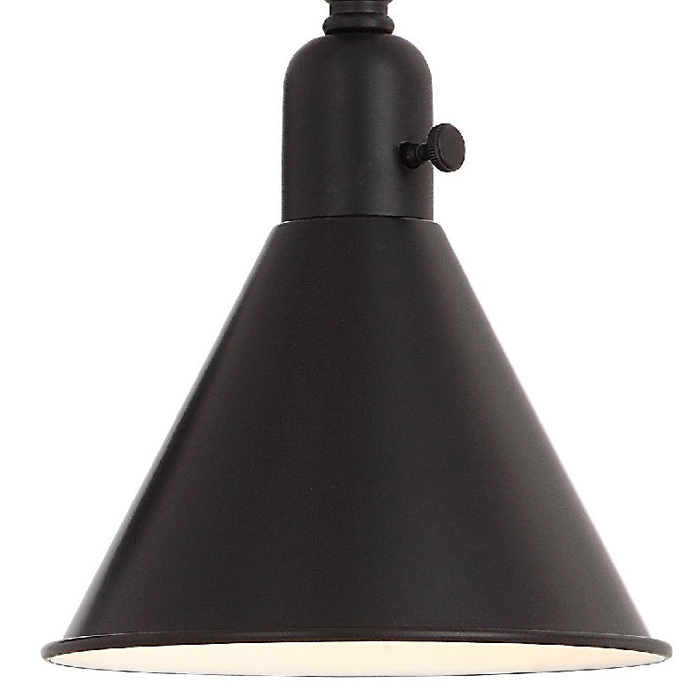 Crystorama Morgan MOR-8801-MK – 7 Inch – 1 Light – Sconce – Matte Black – Dry Rated