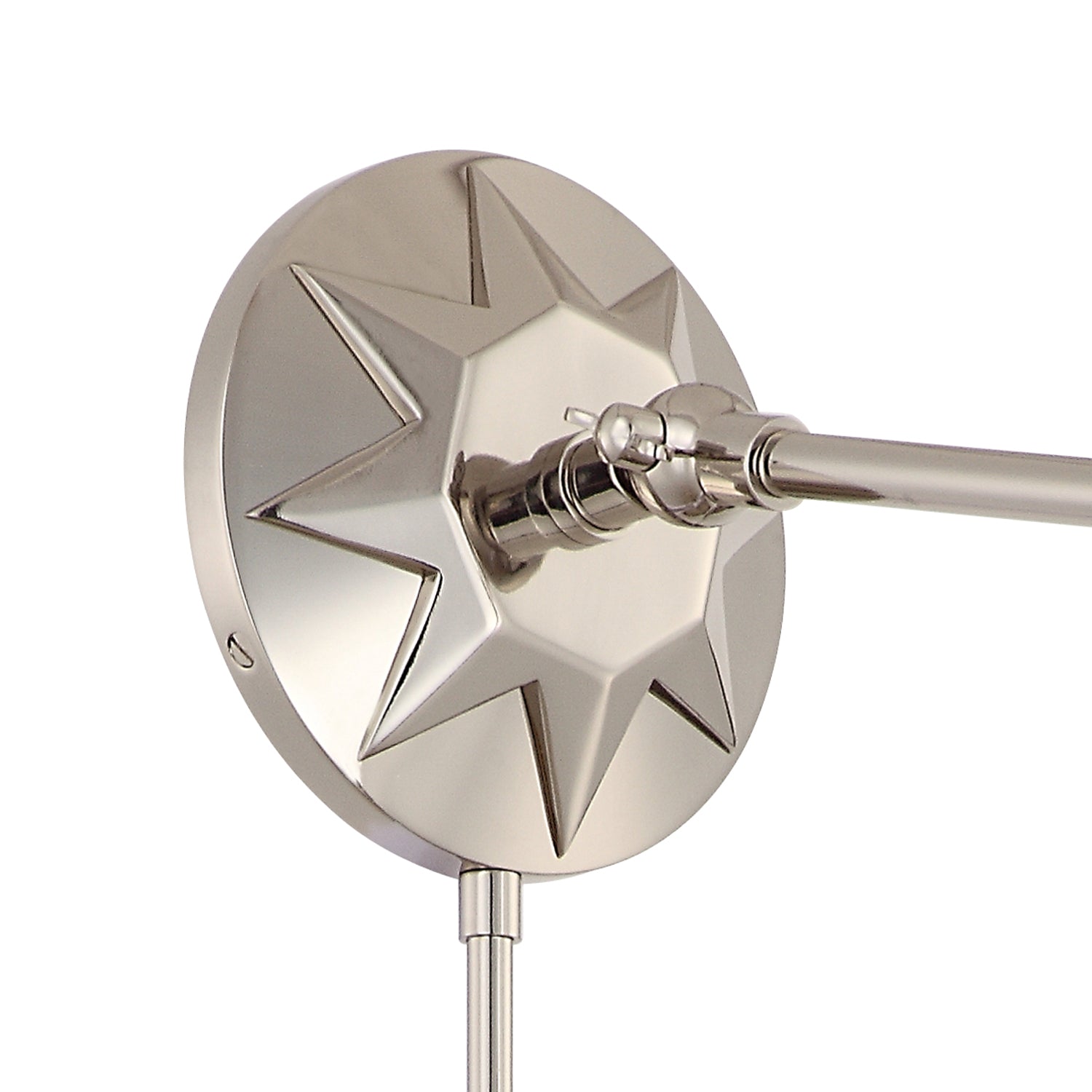 Crystorama Morgan MOR-8801-PN – 7 Inch – 1 Light – Sconce – Polished Nickel – Dry Rated