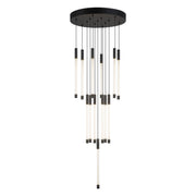 Motif 13-in Black LED Multi Pendant