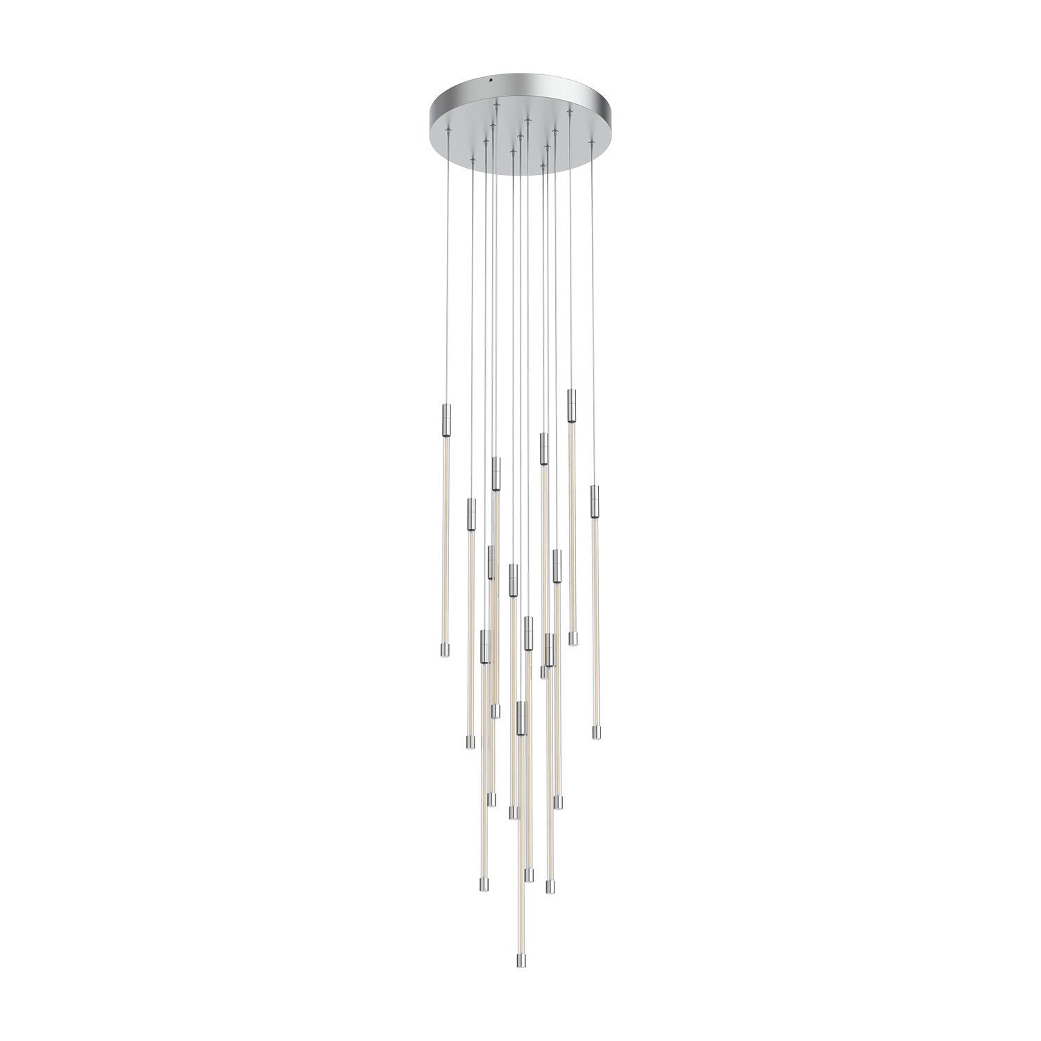 Motif 21-in Chrome LED Multi Pendant