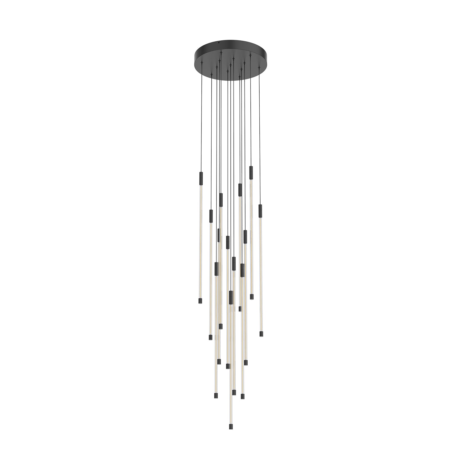 Motif 27-in Black LED Multi Pendant