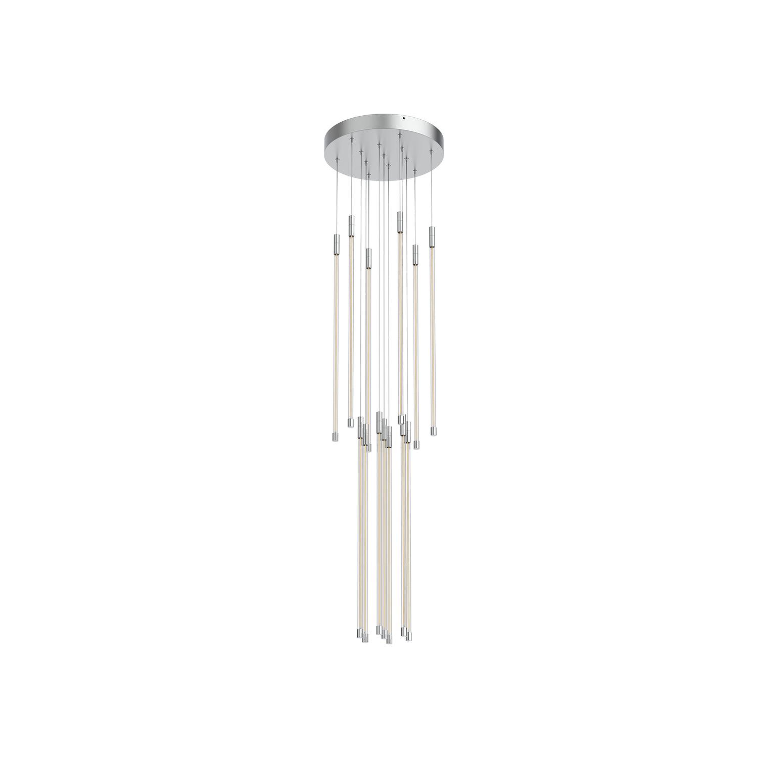 Motif 27-in Chrome LED Multi Pendant