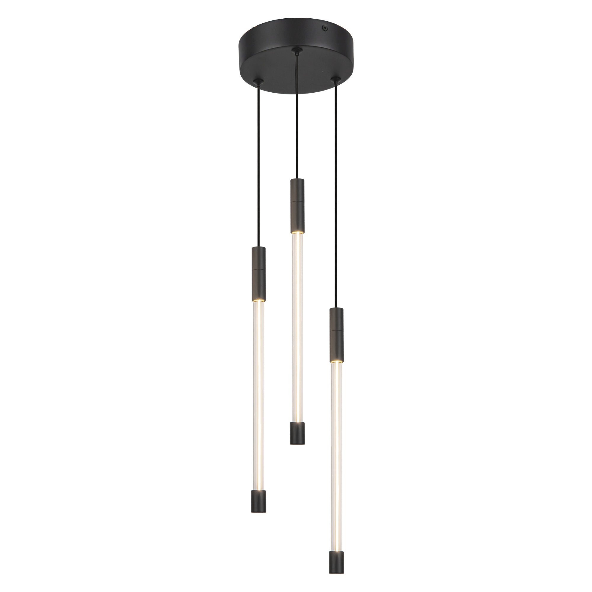 Motif 13-in Black LED Multi Pendant