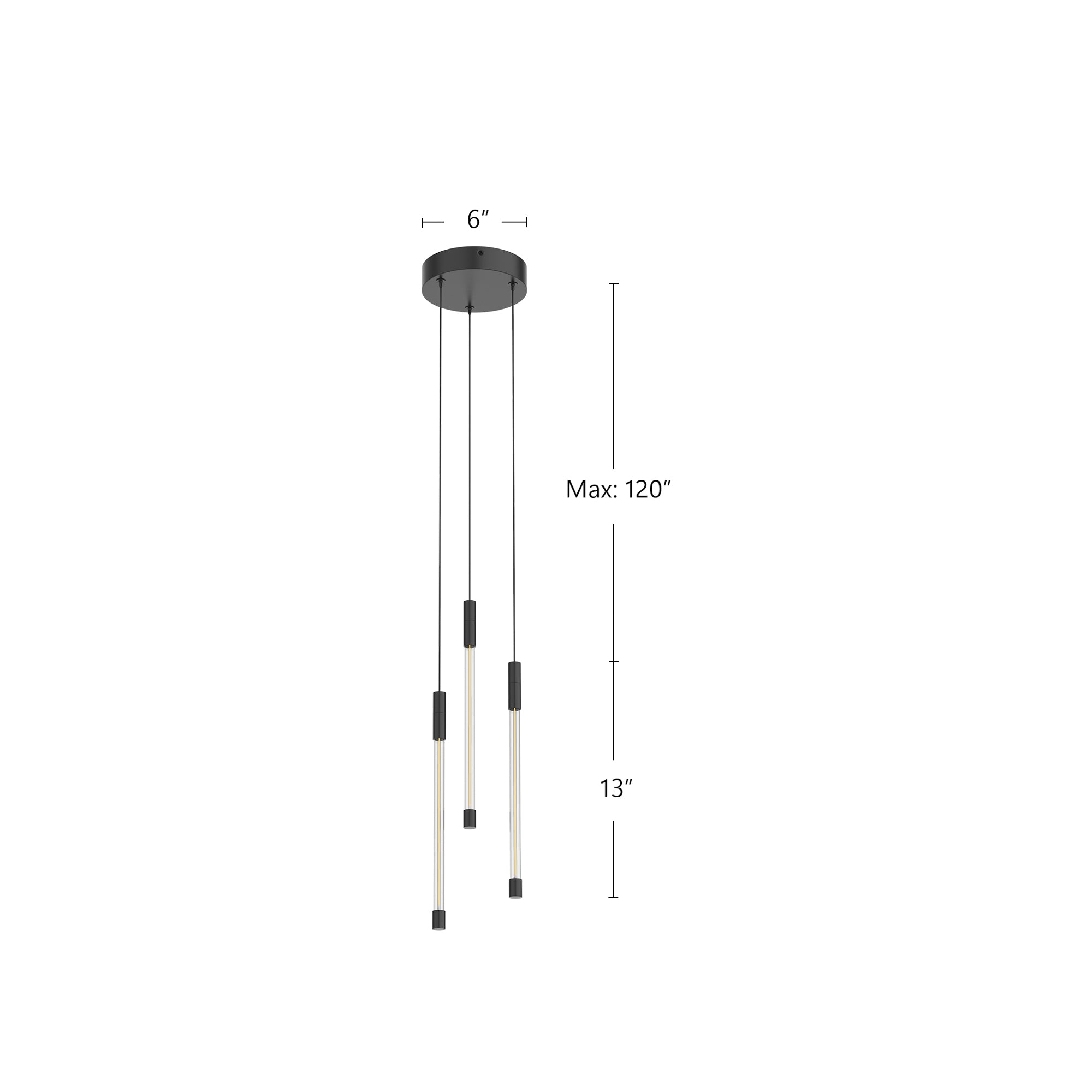 Motif 13-in Chrome LED Multi Pendant
