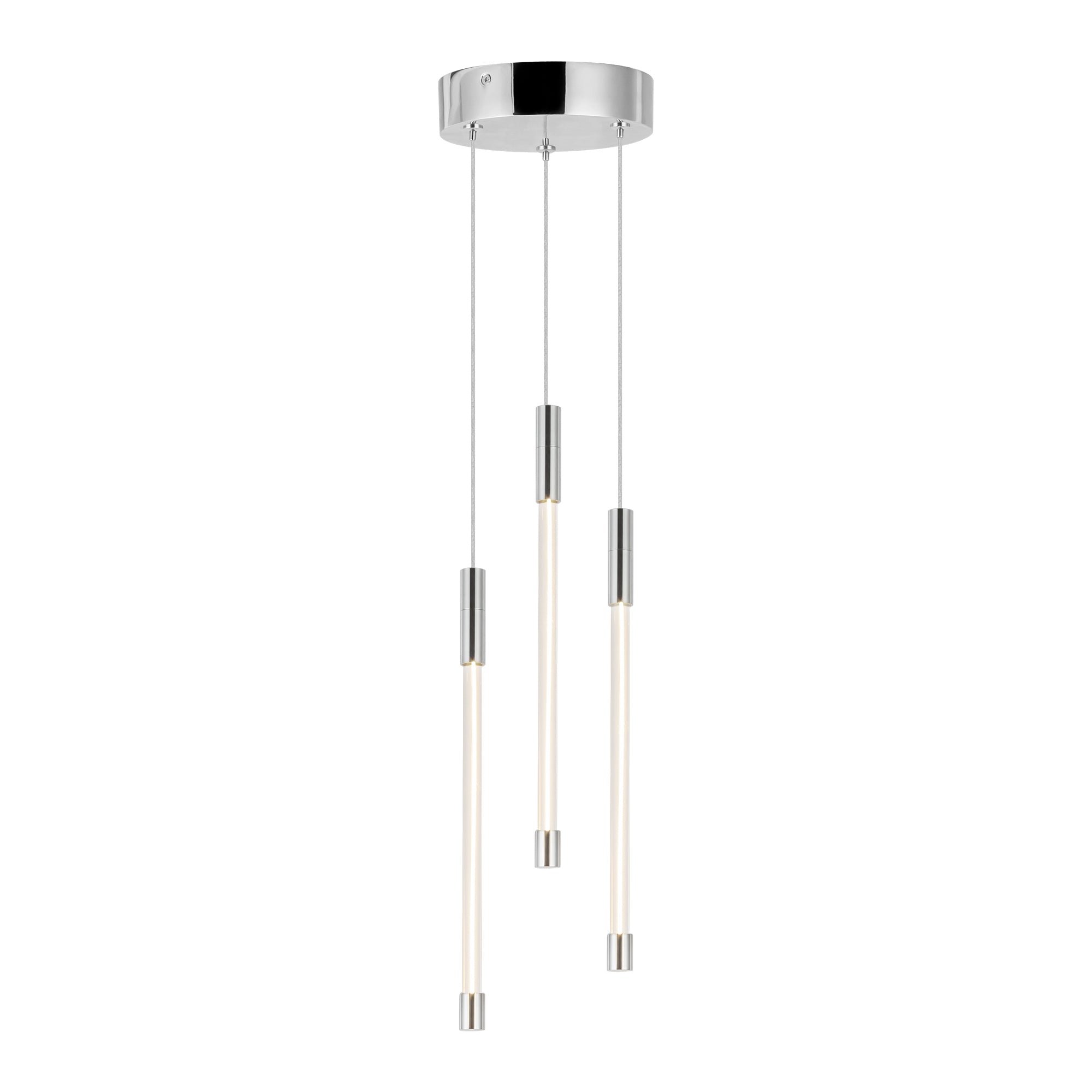 Motif 13-in Chrome LED Multi Pendant