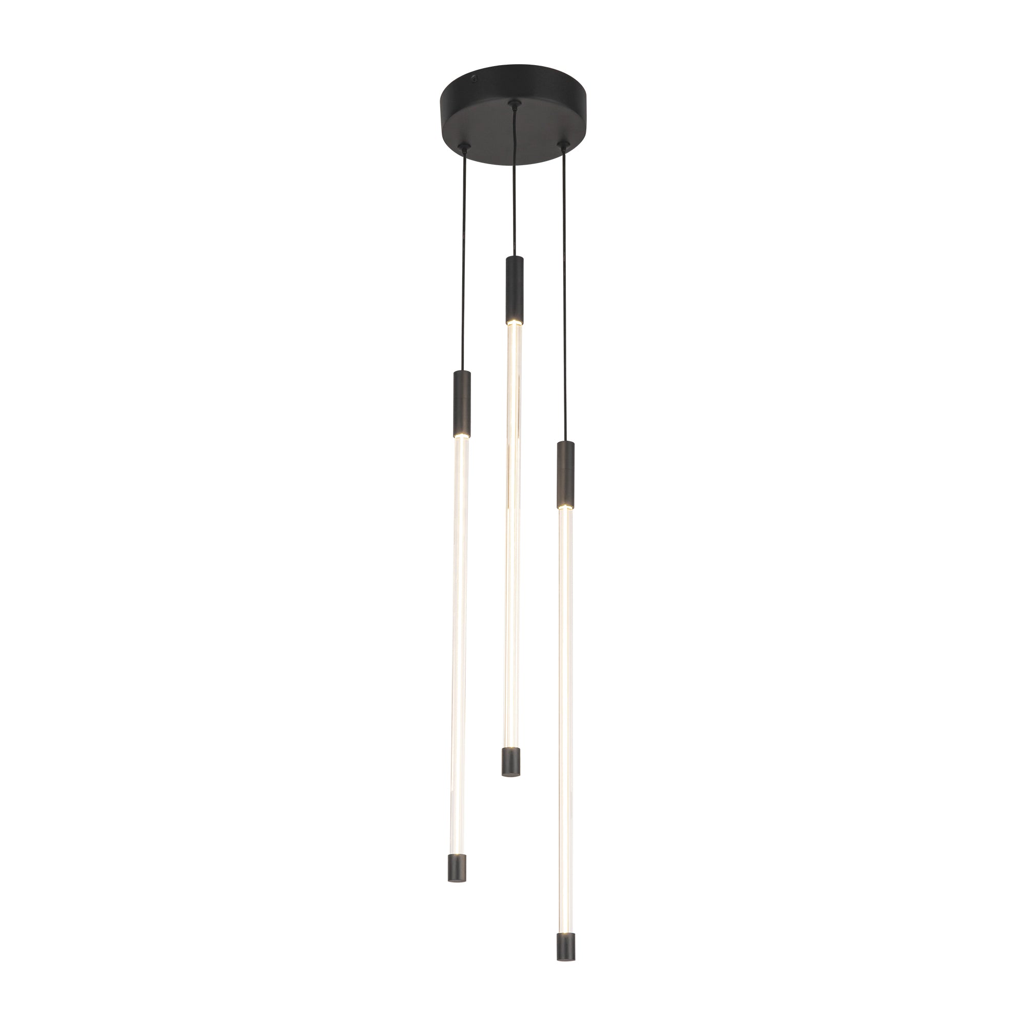 Motif 21-in Black LED Multi Pendant