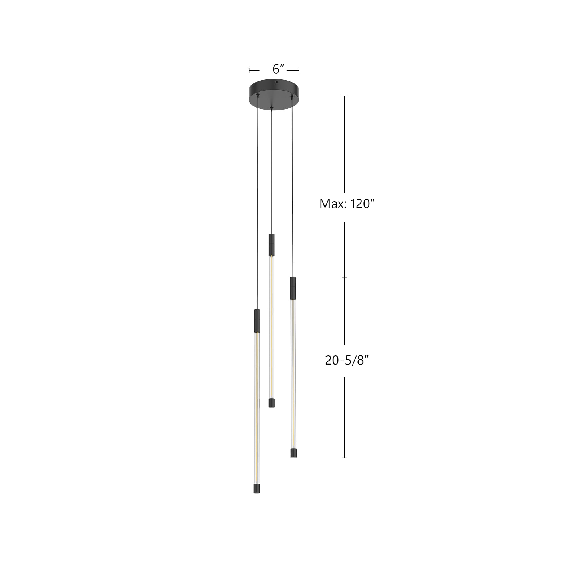 Motif 21-in Chrome LED Multi Pendant