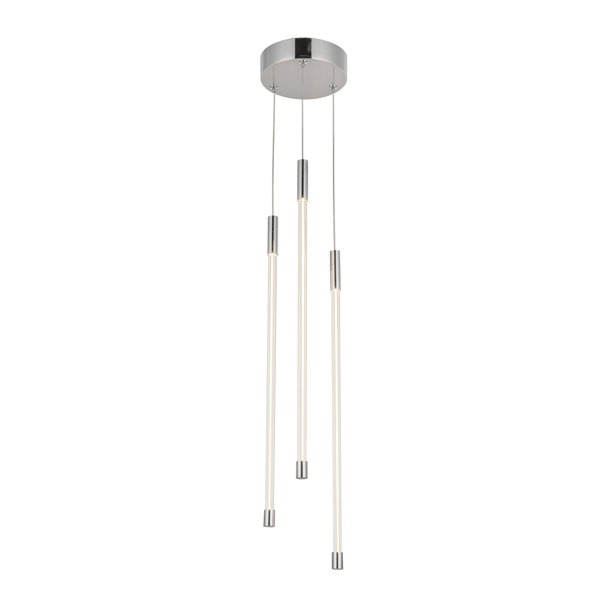 Motif 21-in Chrome LED Multi Pendant