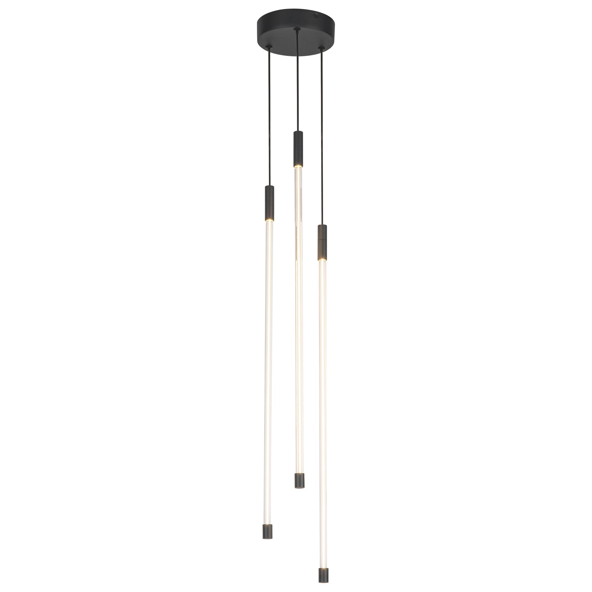 Motif 27-in Black LED Multi Pendant