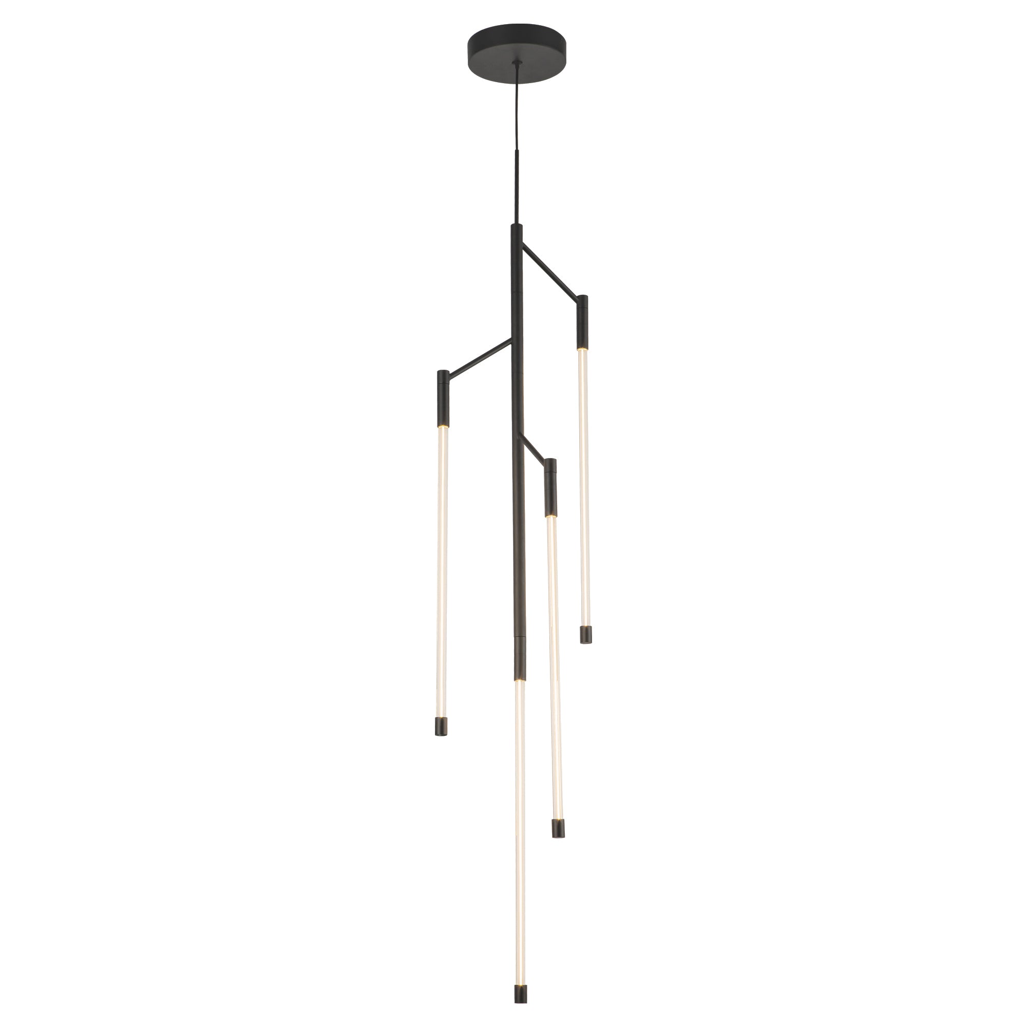 Motif 46-in Black LED Pendant