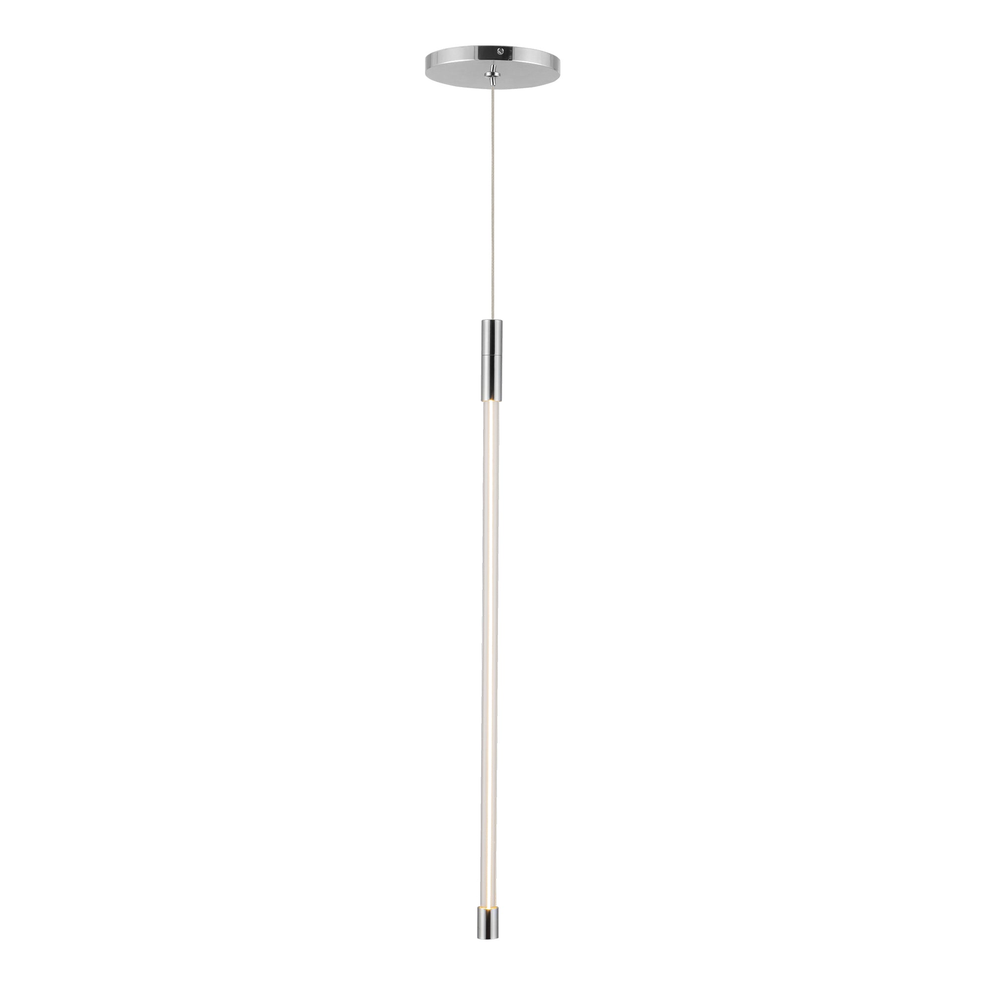 Motif 21-in Chrome LED Pendant