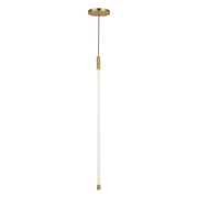 Motif 27-in Brushed Gold LED Pendant