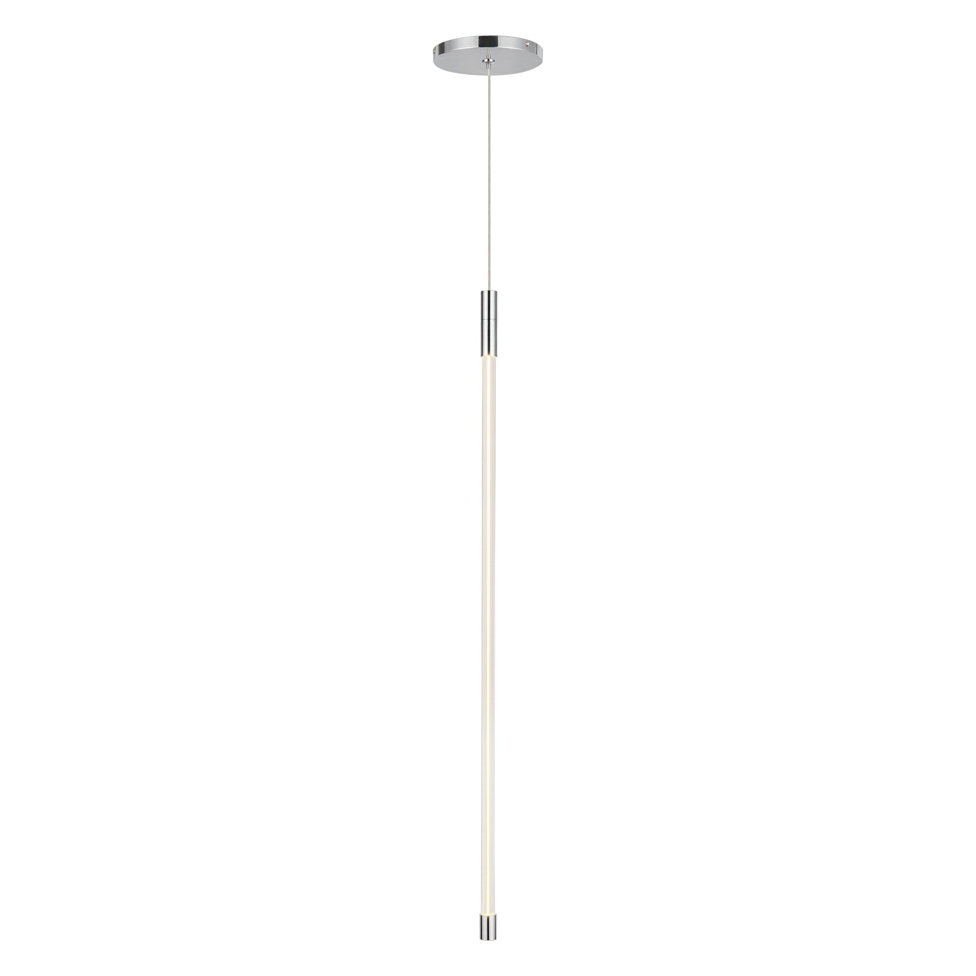 Motif 27-in Chrome LED Pendant