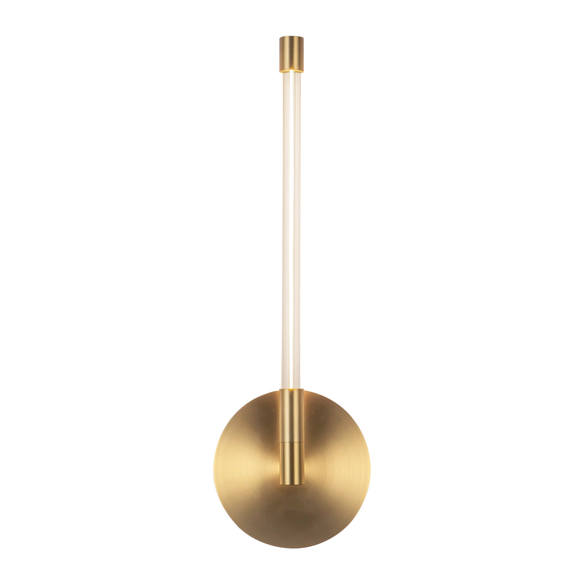 Motif 14-in Brushed Gold LED Wall Sconce