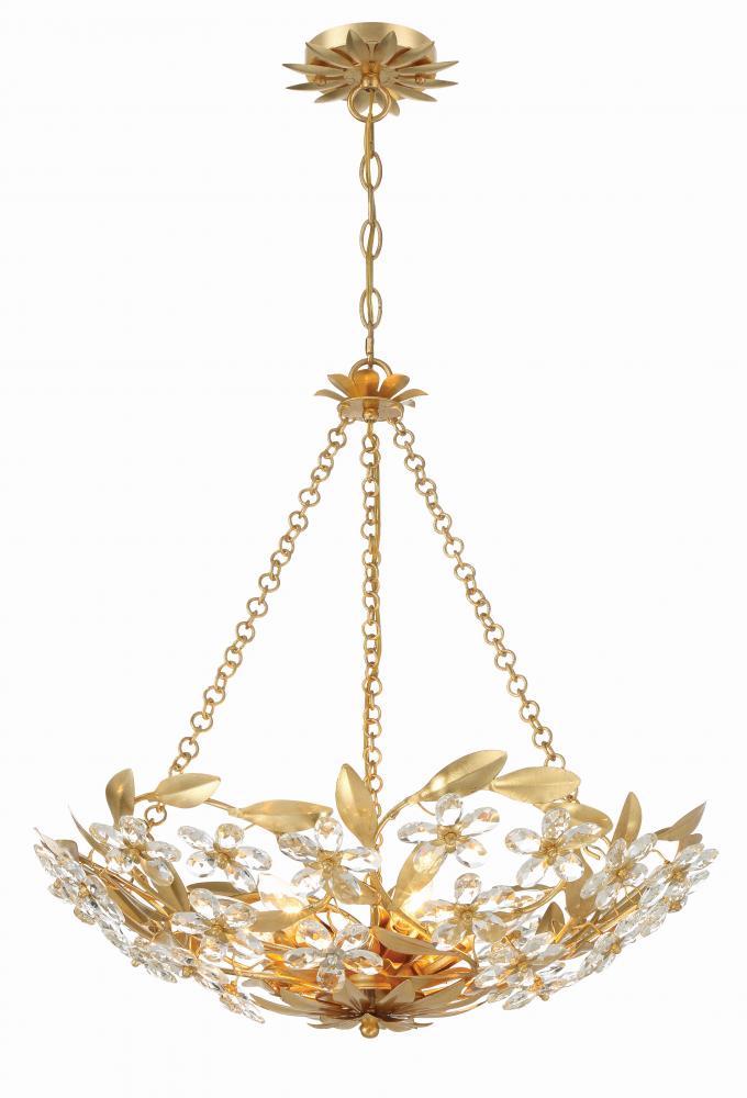 Crystorama MARSELLE MSL-306-GA Chandelier Contemporary - Antique Gold