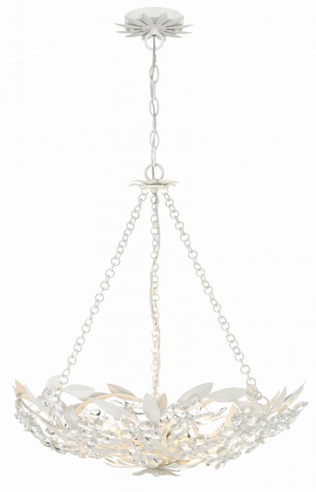 Crystorama MARSELLE MSL-306-MT Chandelier Contemporary - Matte White