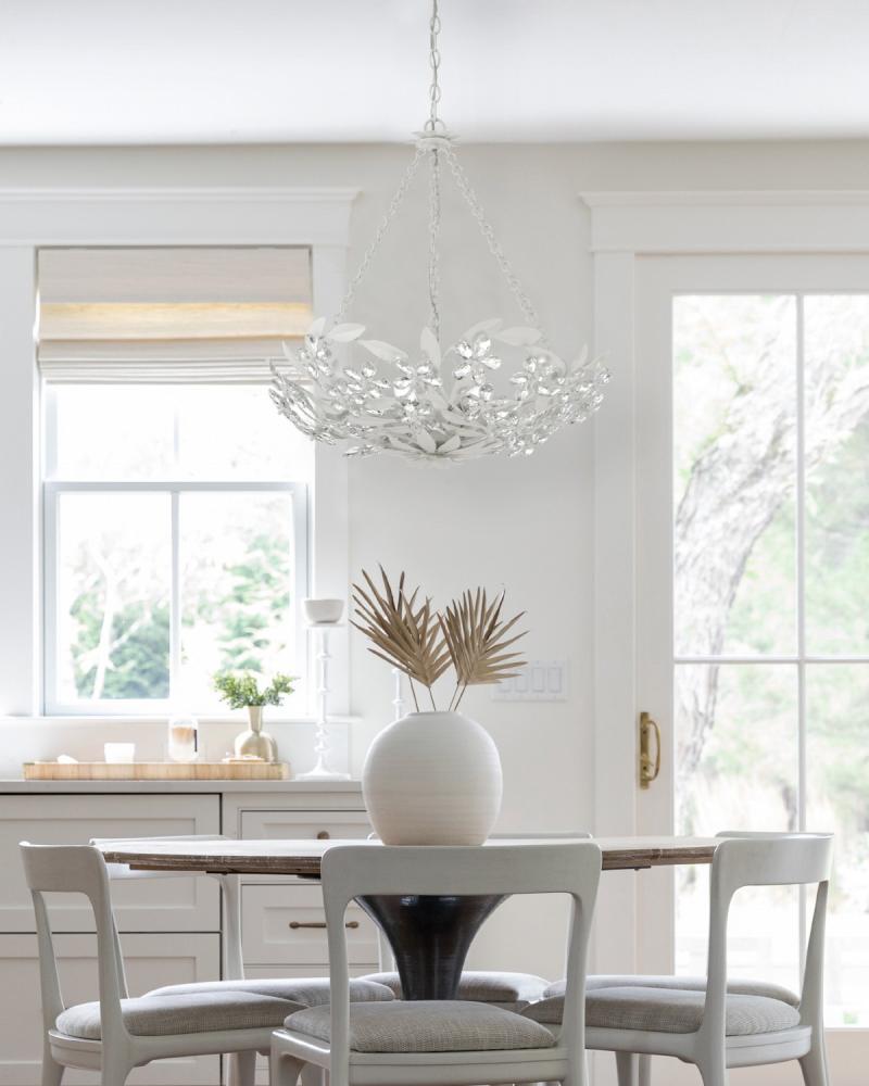 Crystorama MARSELLE MSL-306-MT Chandelier Contemporary - Matte White