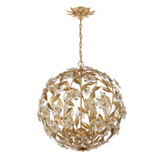Crystorama Marselle MSL-316-GA – 22 Inch – 6 Light – Pendant Light – Antique Gold – Damp Rated