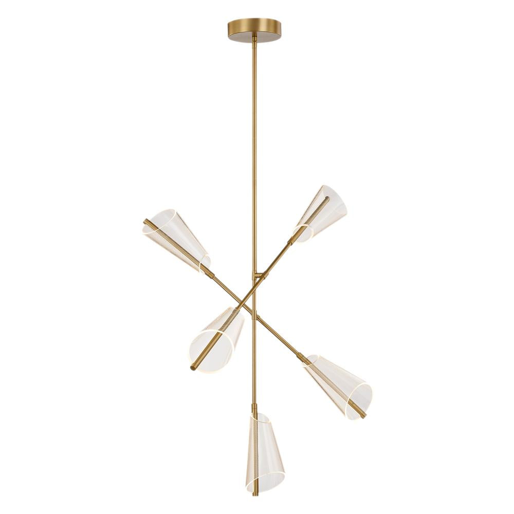 Kuzco Lighting Inc. MULBERRY CH62737-BG/LG Chandelier - Brushed Gold