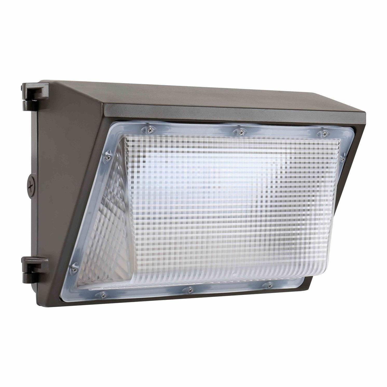 LED Wall Pack Light 100 Watts 11600 Lumens 120-277V 0-10V Dimmable Adjustable CCT - Dark Bronze