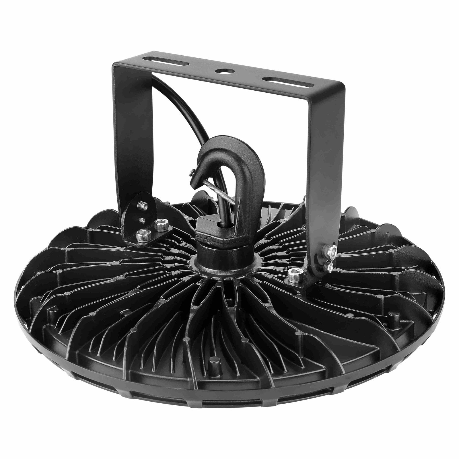 MHB09 155W Round UFO LED High Bay Light 17400 Lumens 120VAC 5000K - Black