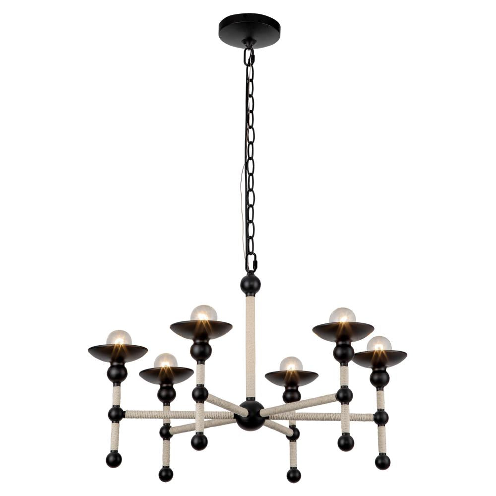 Alora Lighting NADINE CH343625MBCN Chandelier - Matte Black