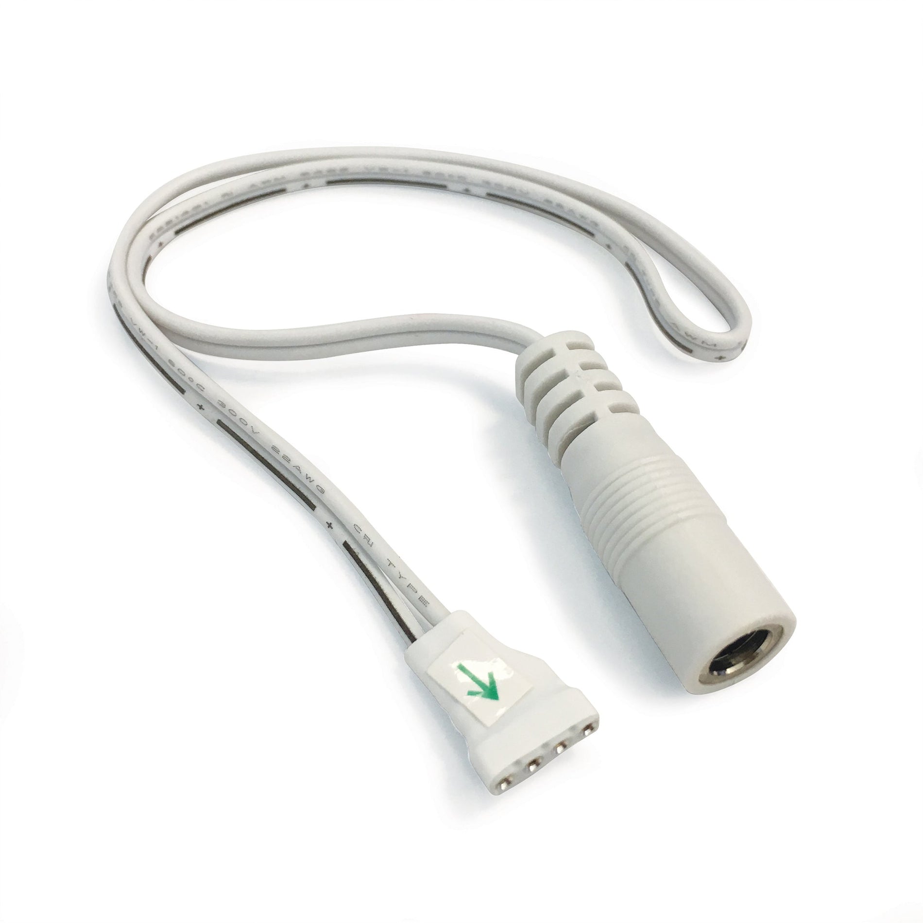 Nora NAHO-609W 12 inch Power Line Interconnector for High Ouput & Hy-Brite LED Tape Light