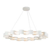 Nami 32-in Antique White LED Chandelier