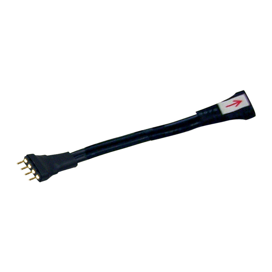 Nora NATL-202 2 inch Interconnection Cable for Standard & Side-Lit LED Tape Light, Black