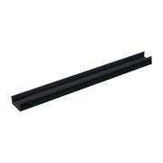 Nora NATL-420B 4-ft Plastic Channel for LED Tape Light, Black